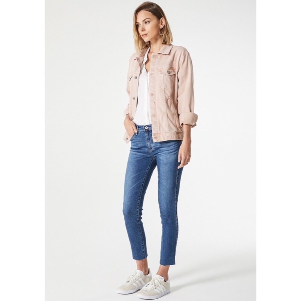 AG The Prima Crop Raw Hem Jeans - 24